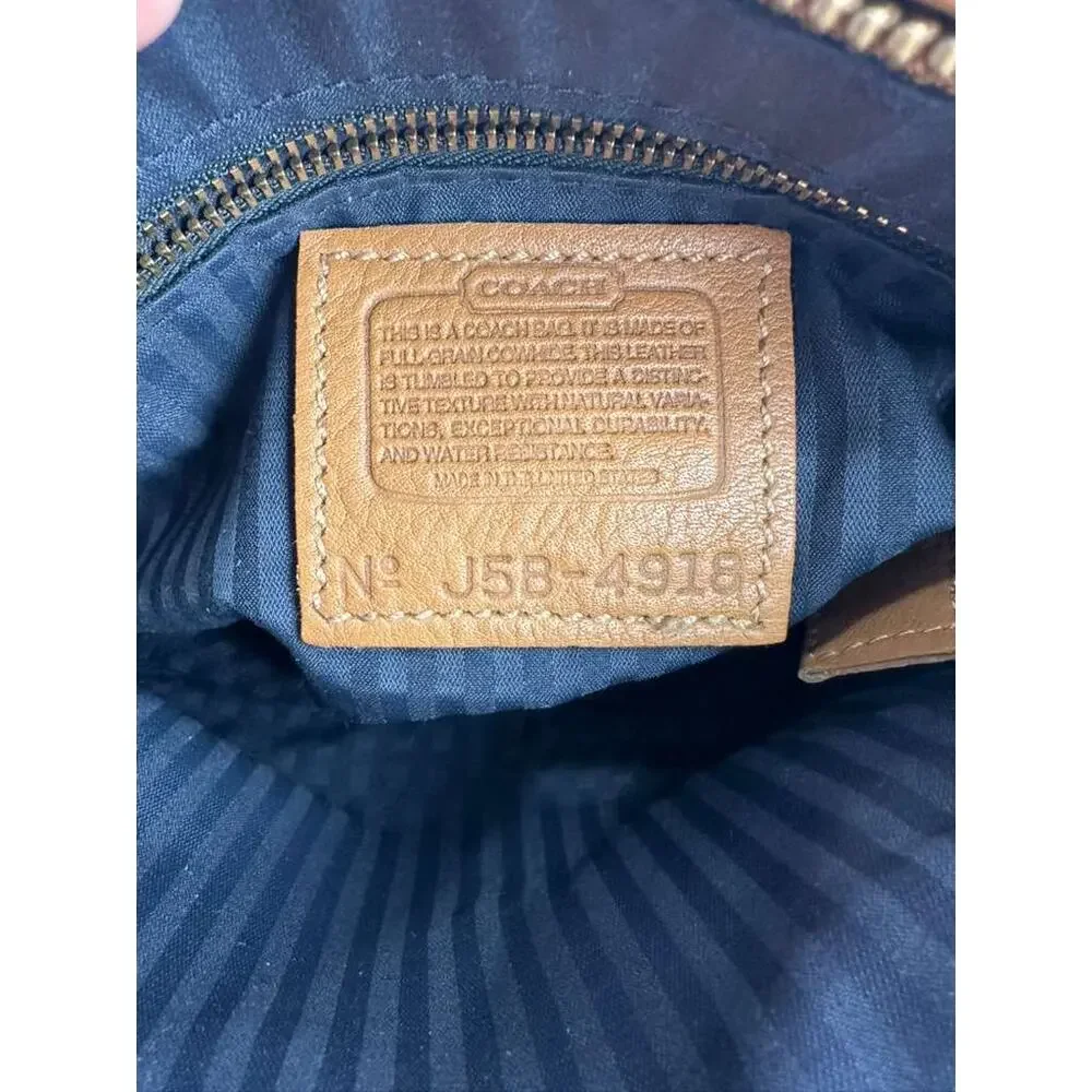 Coach Leather Shoulder Bag